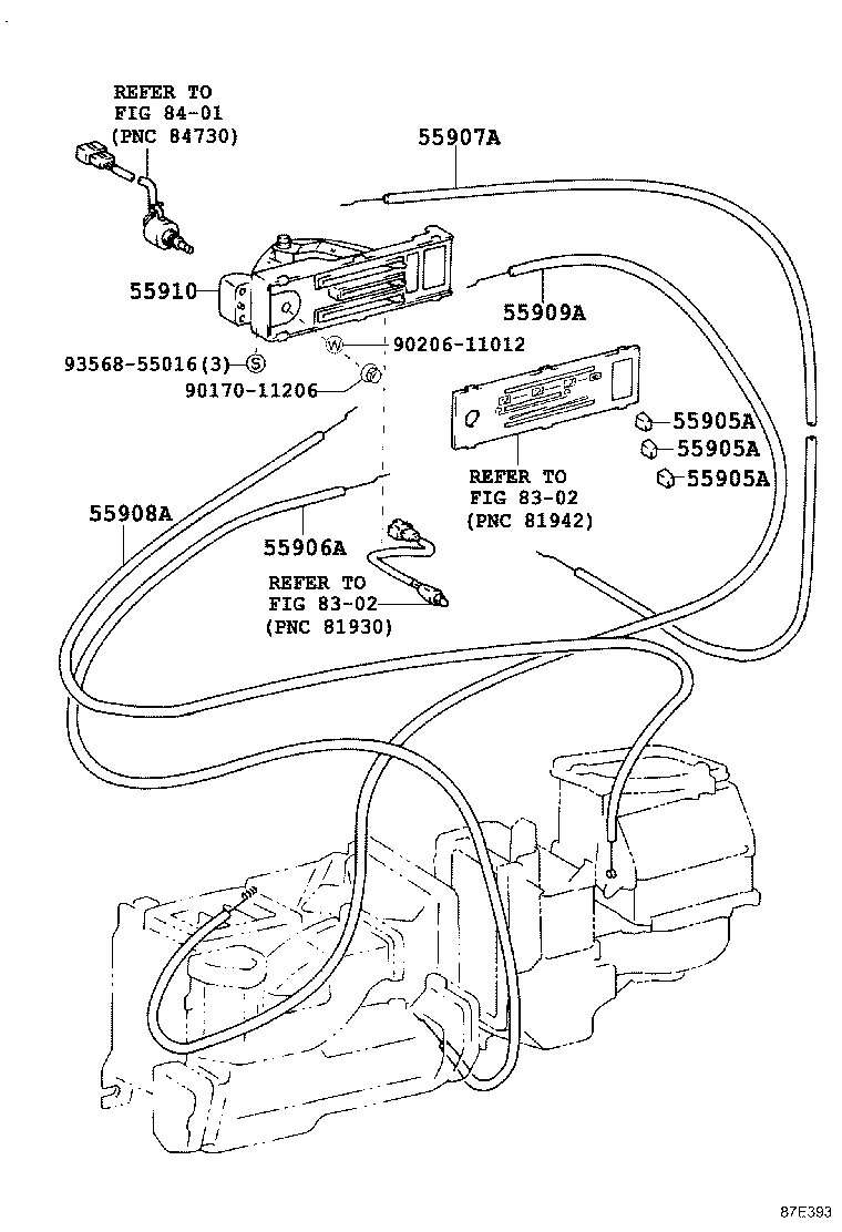  LAND CRUISER 70 |  HEATING AIR CONDITIONING CONTROL AIR DUCT