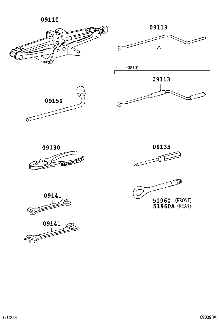  GS450H |  STANDARD TOOL