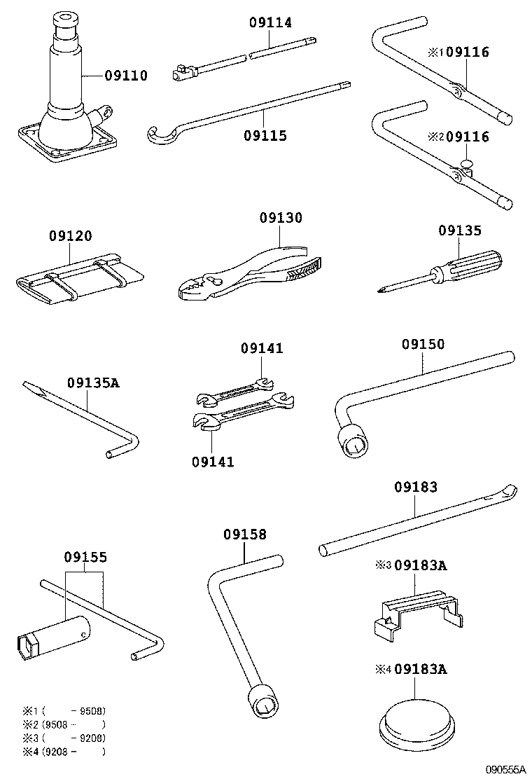  LAND CRUISER 70 |  STANDARD TOOL