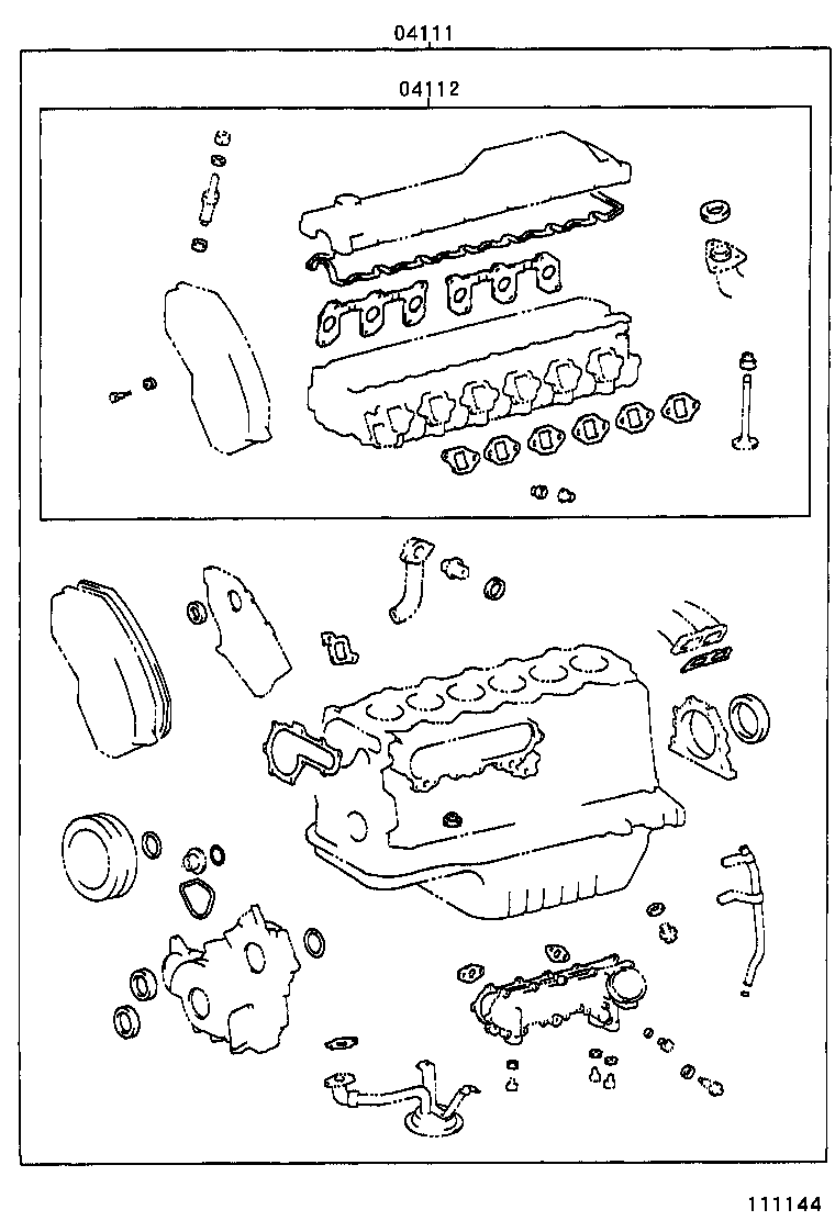  LAND CRUISER 70 |  ENGINE OVERHAUL GASKET KIT