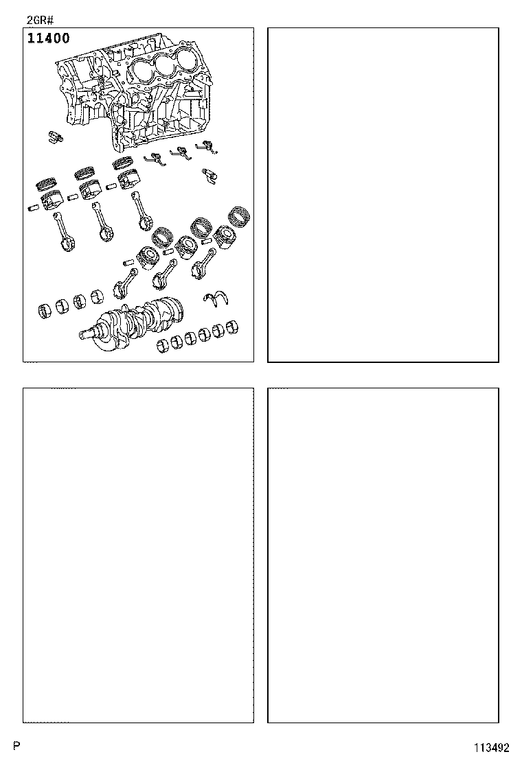  AVALON |  SHORT BLOCK ASSEMBLY