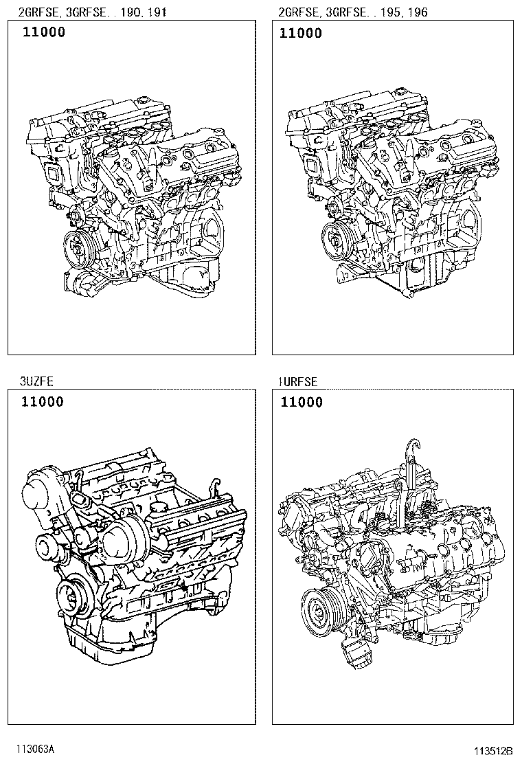  GS30 35 43 460 |  PARTIAL ENGINE ASSEMBLY