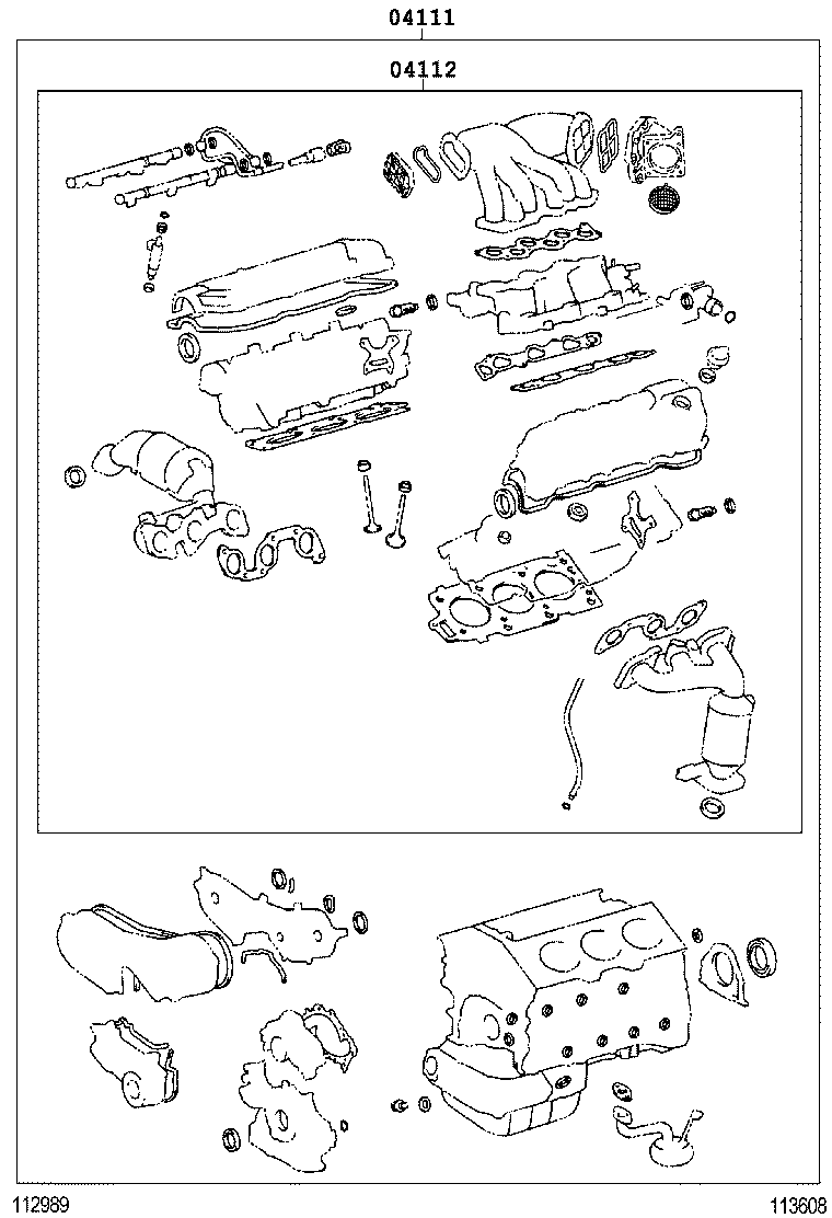  HIGHLANDER JPP |  ENGINE OVERHAUL GASKET KIT