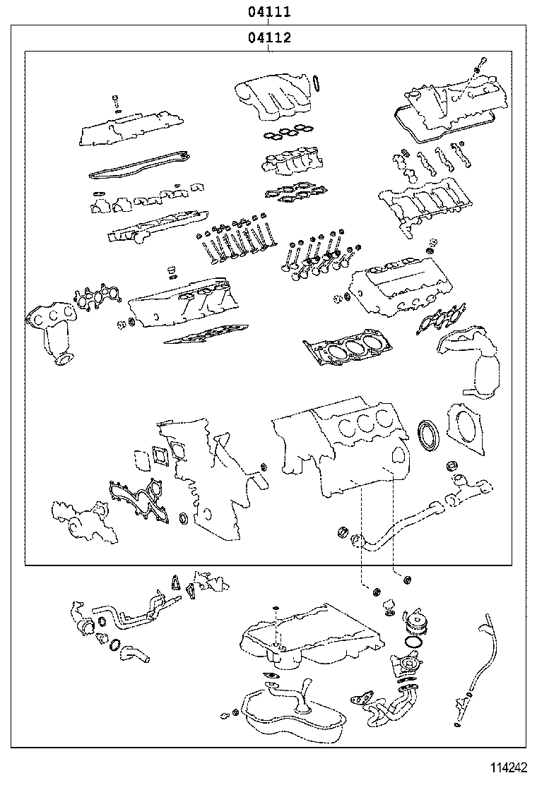  HIGHLANDER NAP |  ENGINE OVERHAUL GASKET KIT