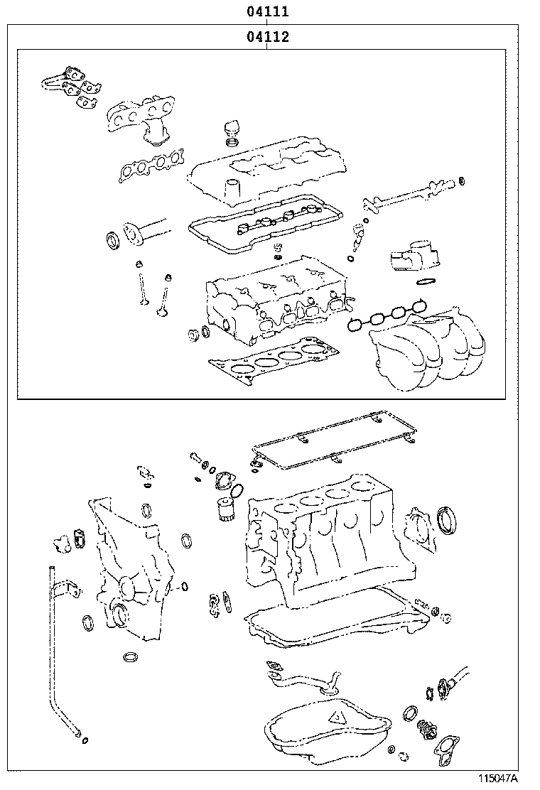  HILUX |  ENGINE OVERHAUL GASKET KIT