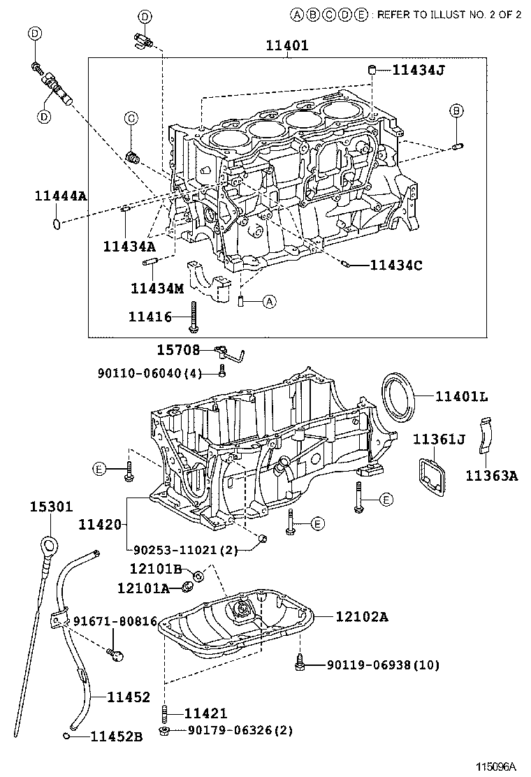  SCION XD |  CYLINDER BLOCK