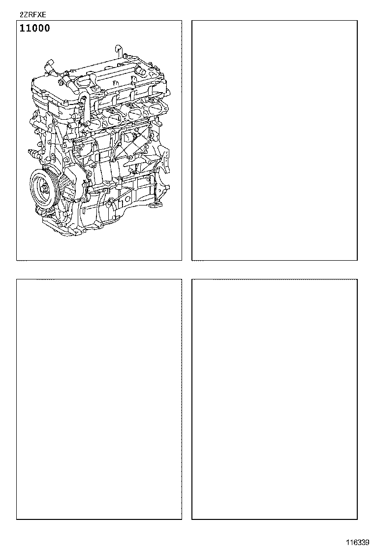  PRIUS PLUG IN HBD |  PARTIAL ENGINE ASSEMBLY