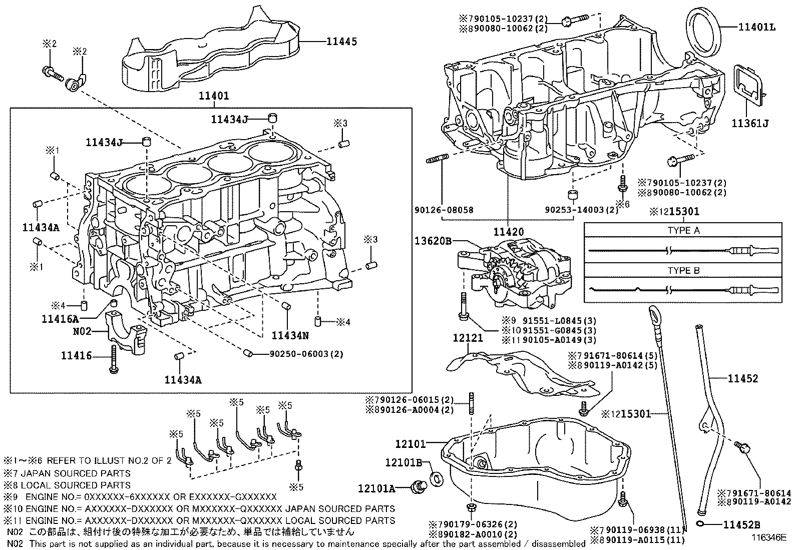  SIENNA |  CYLINDER BLOCK