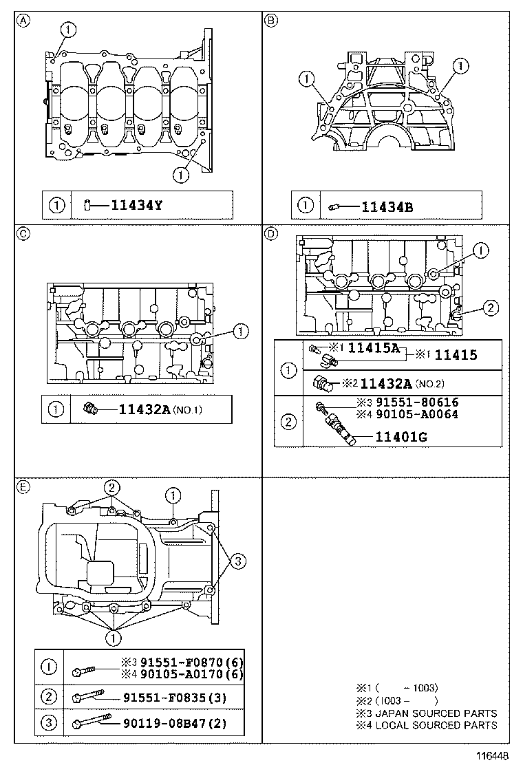  COROLLA NAP |  CYLINDER BLOCK