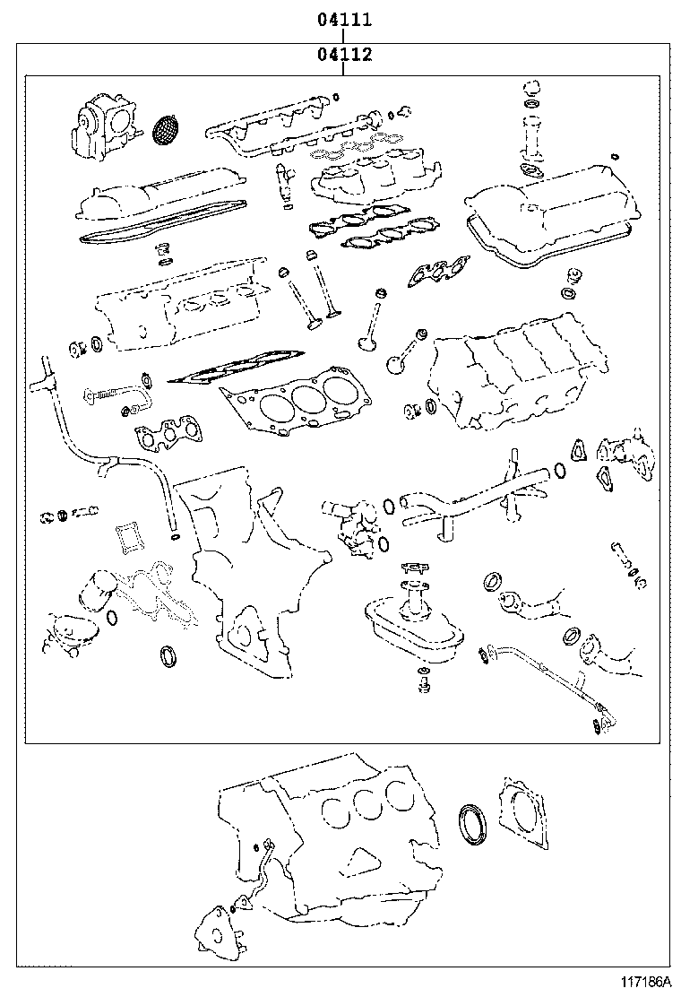 TACOMA |  ENGINE OVERHAUL GASKET KIT