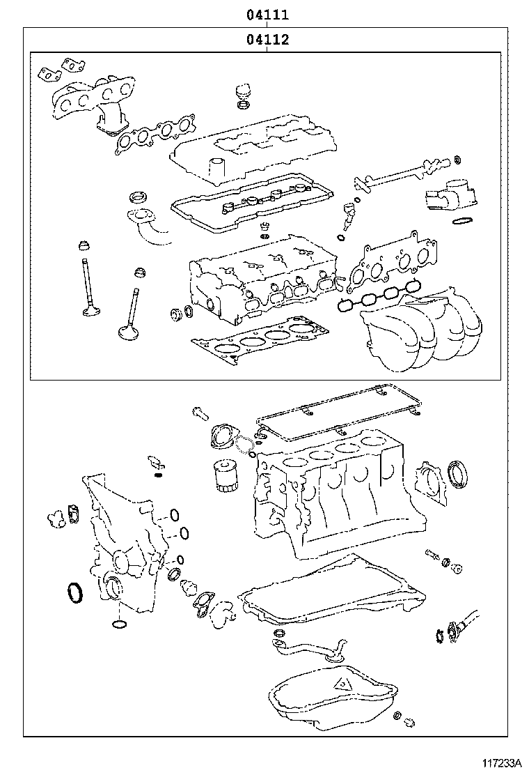  TACOMA |  ENGINE OVERHAUL GASKET KIT