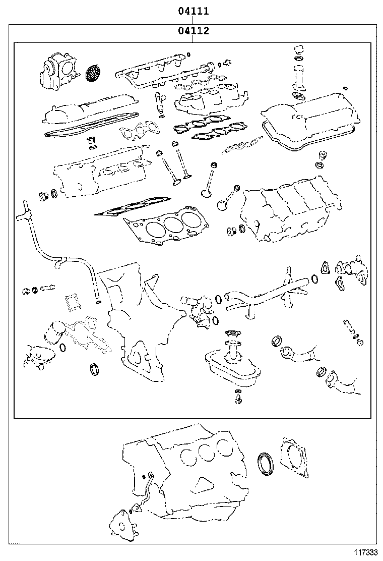  TACOMA |  ENGINE OVERHAUL GASKET KIT