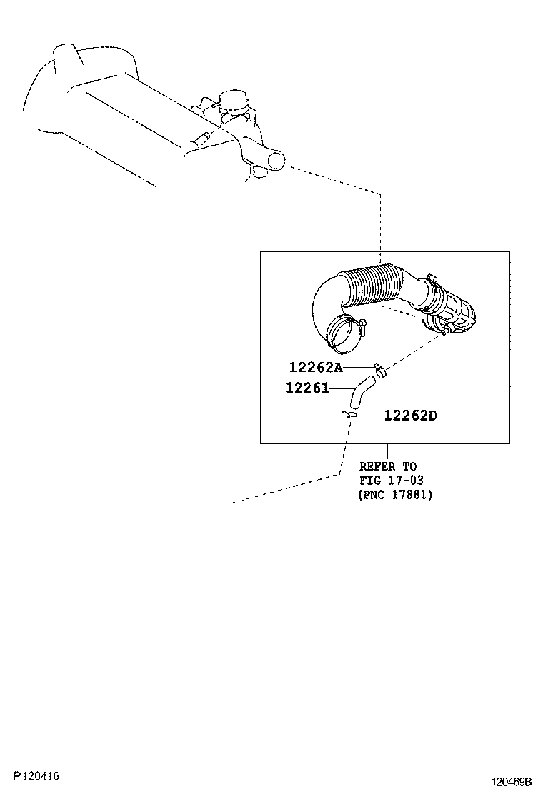  YARIS FRP |  VENTILATION HOSE