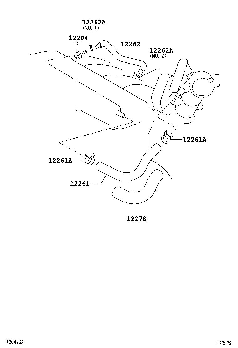  CAMRY HV NAP |  VENTILATION HOSE