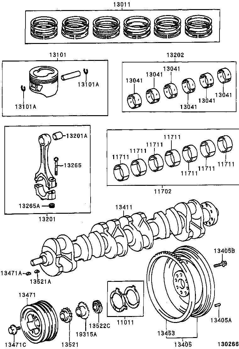  LAND CRUISER 70 |  CRANKSHAFT PISTON