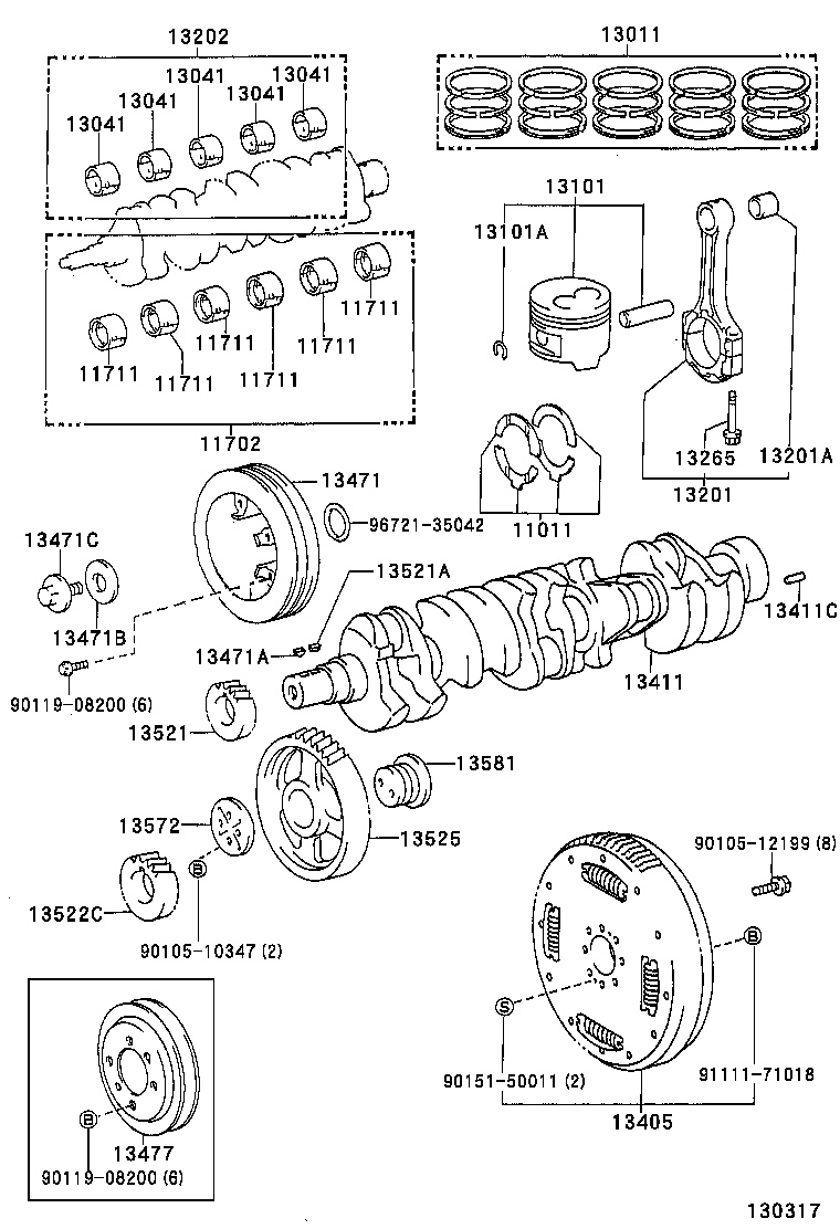  LAND CRUISER 70 |  CRANKSHAFT PISTON