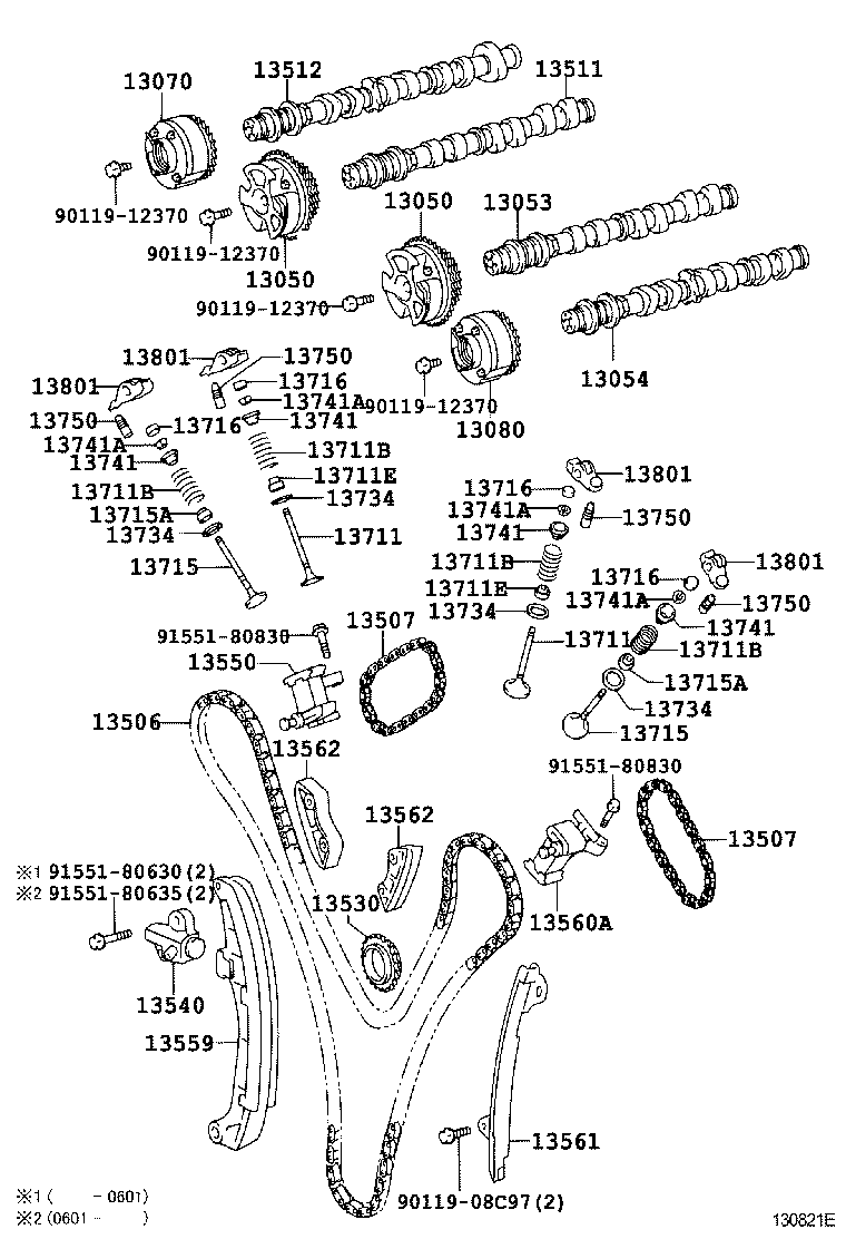  GS30 35 43 460 |  CAMSHAFT VALVE