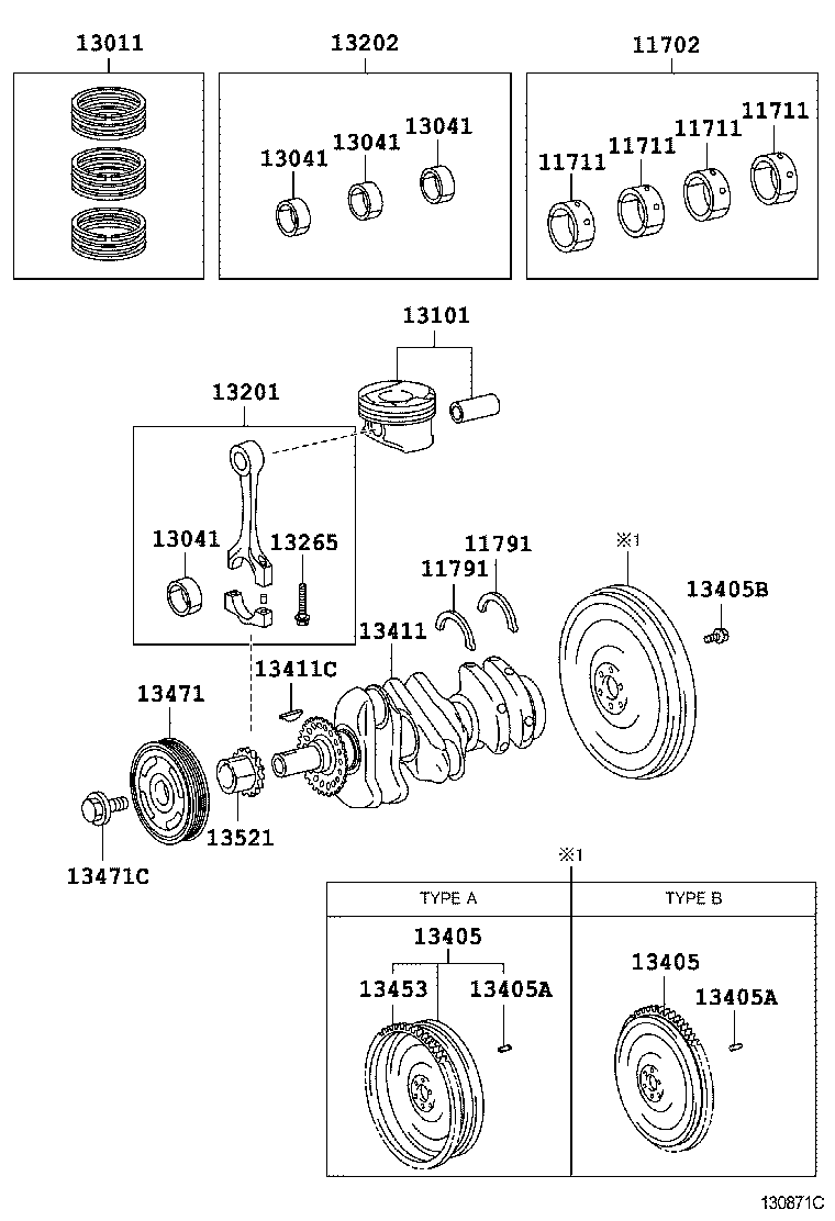  YARIS FRP |  CRANKSHAFT PISTON