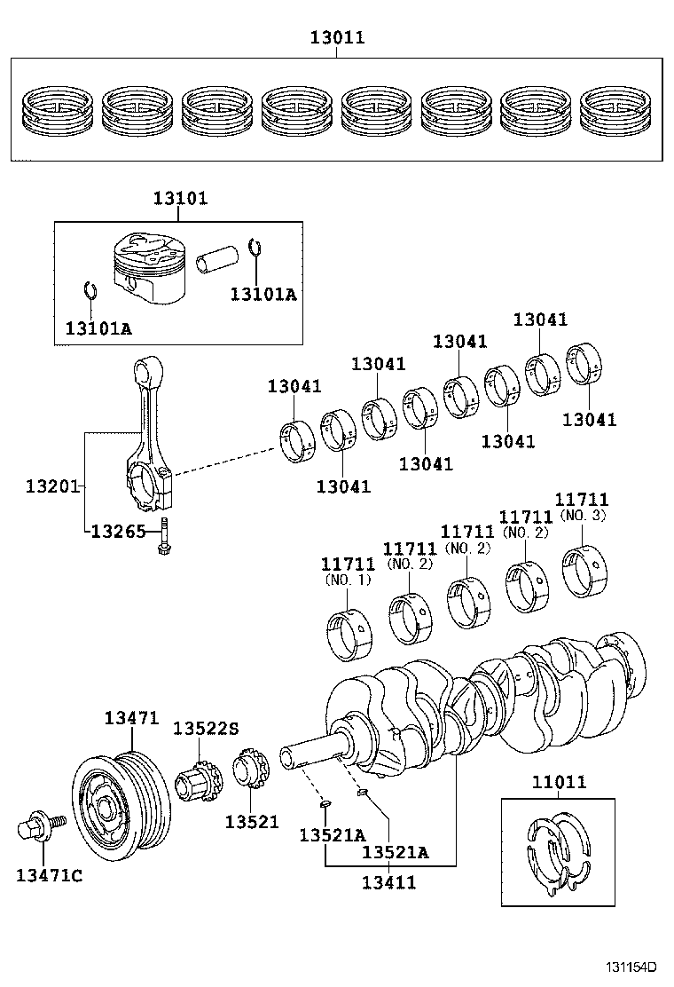  TUNDRA |  CRANKSHAFT PISTON