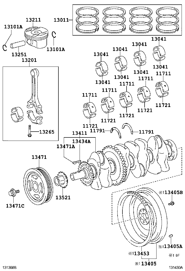  CAMRY NAP |  CRANKSHAFT PISTON