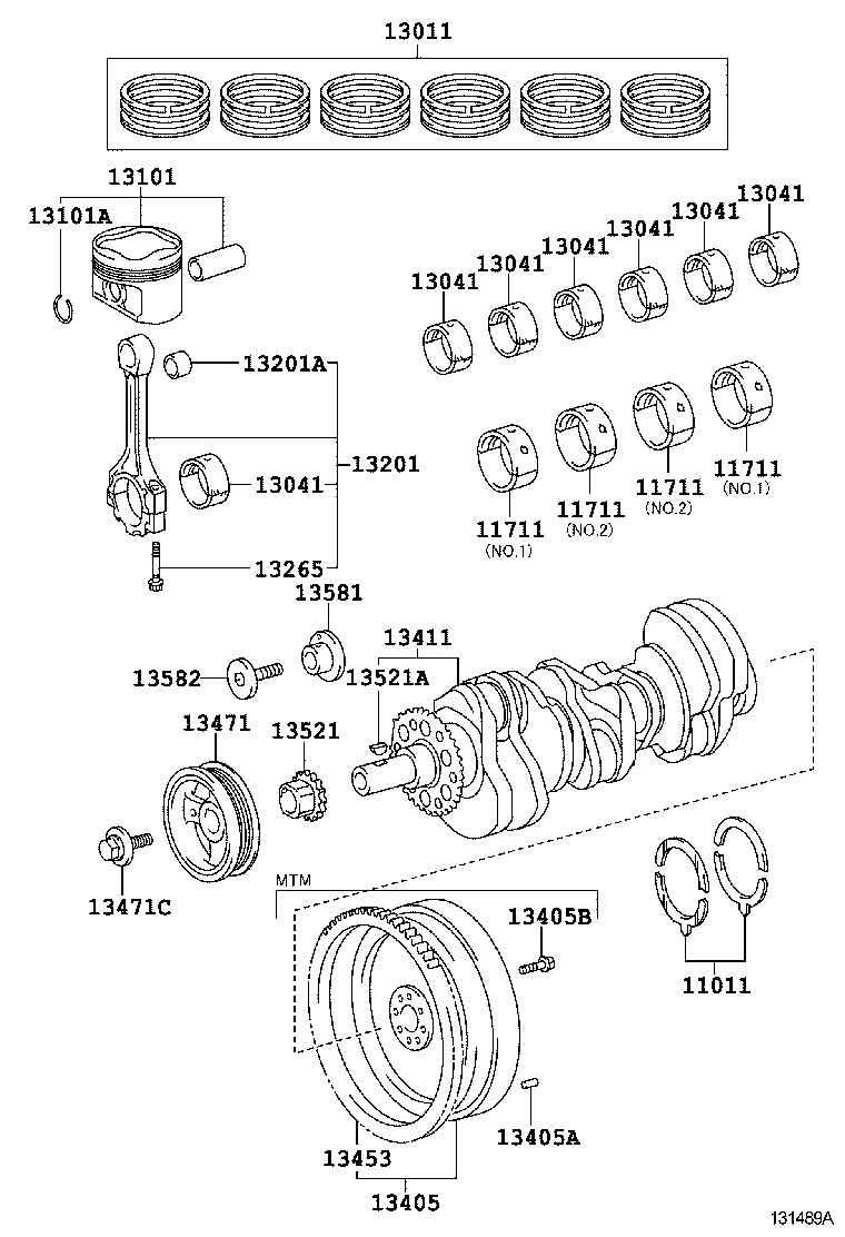  HILUX |  CRANKSHAFT PISTON