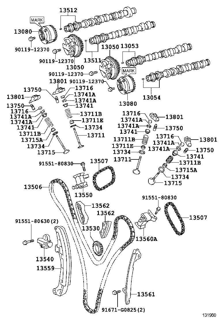  CAMRY JPP |  CAMSHAFT VALVE