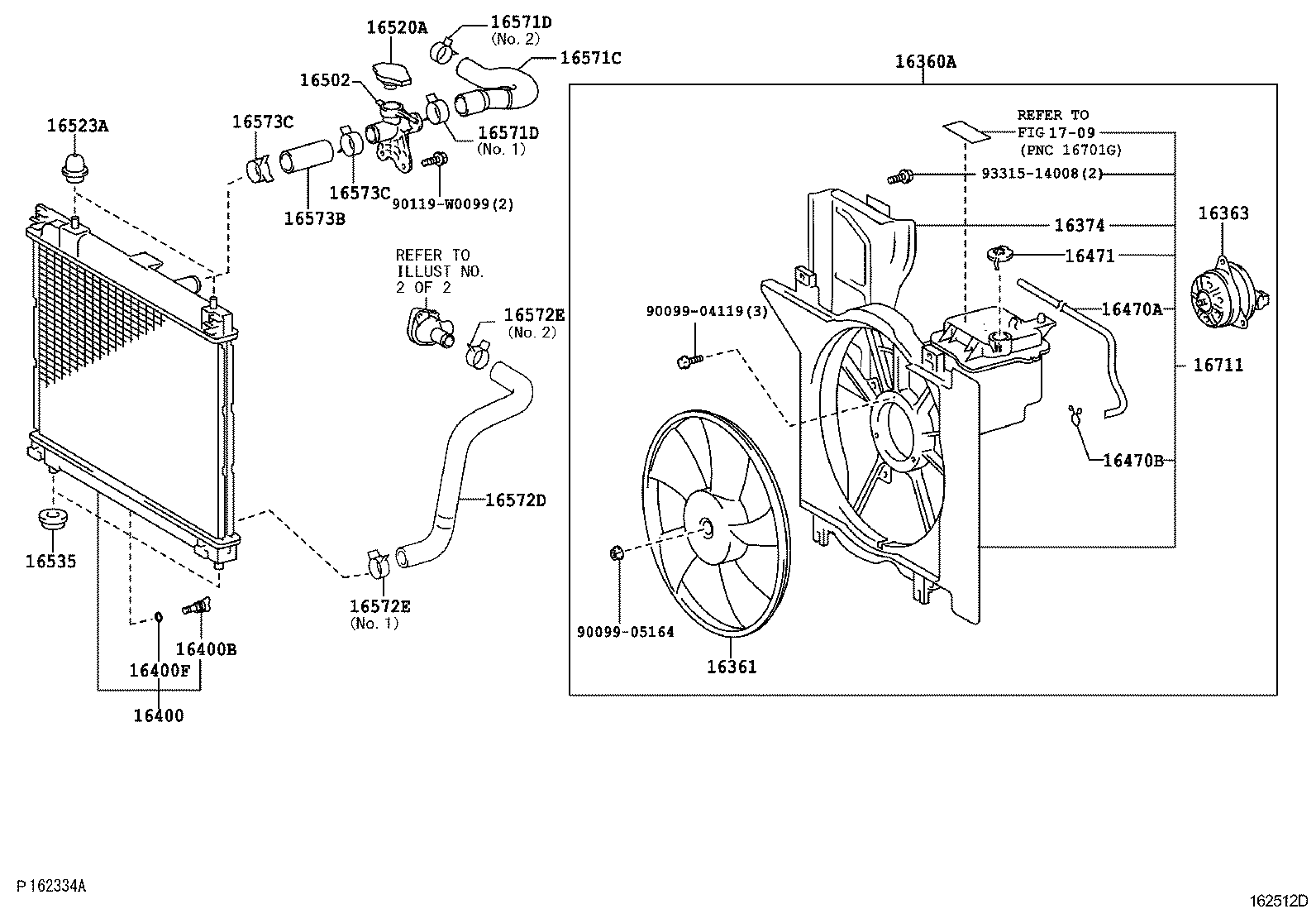  YARIS FRP |  RADIATOR WATER OUTLET