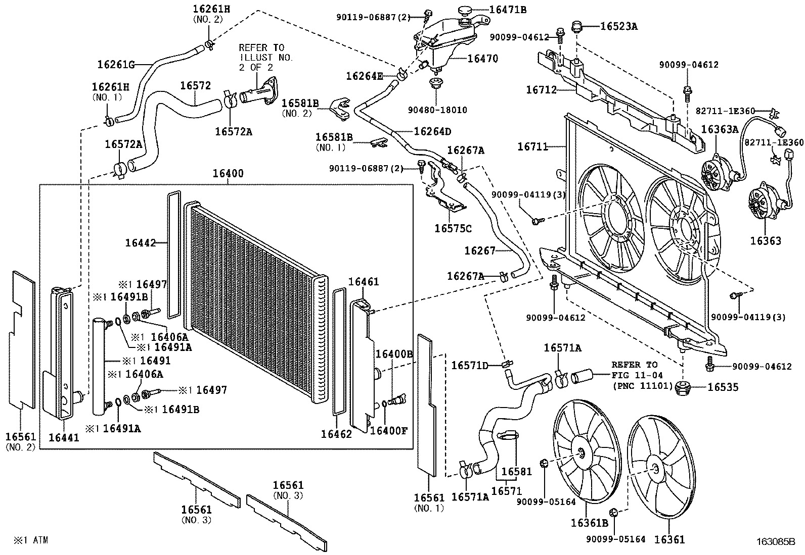  SCION XB |  RADIATOR WATER OUTLET