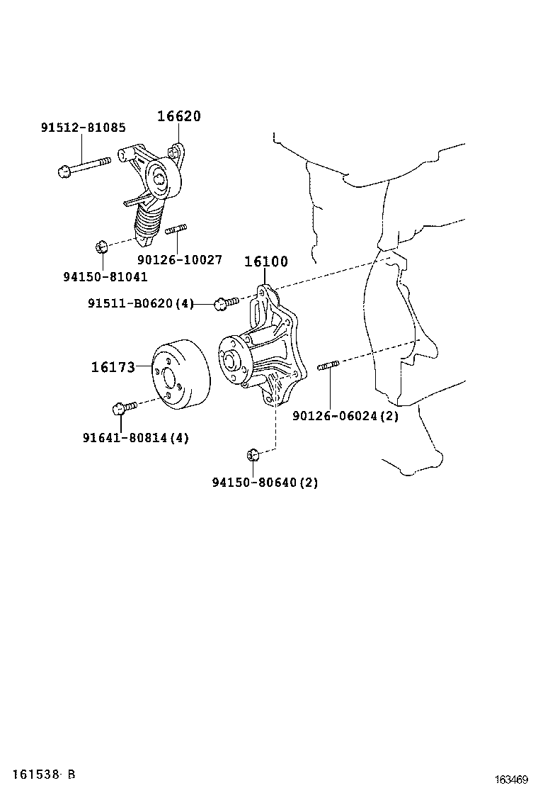  RAV4 JPP |  WATER PUMP