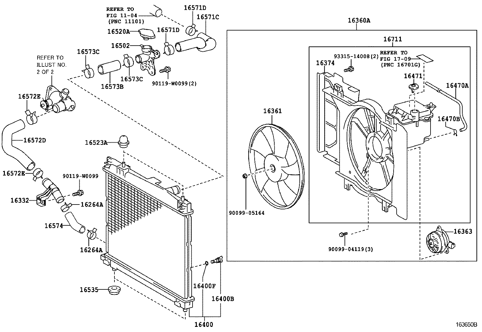  YARIS FRP |  RADIATOR WATER OUTLET