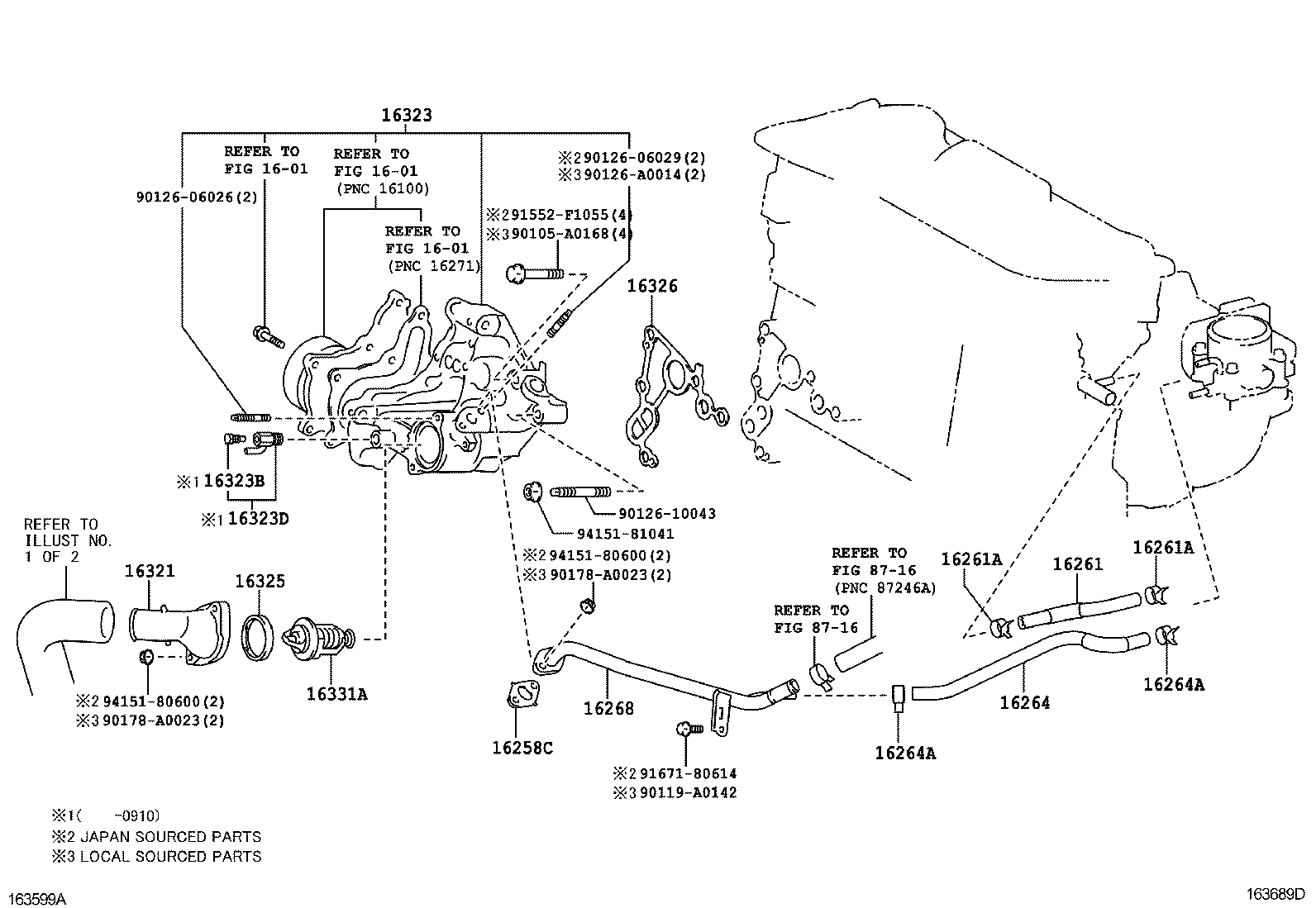  RAV4 NAP |  RADIATOR WATER OUTLET