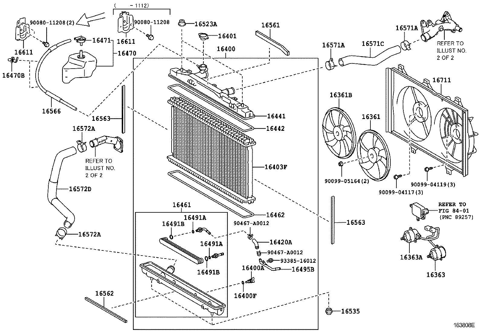  VENZA |  RADIATOR WATER OUTLET