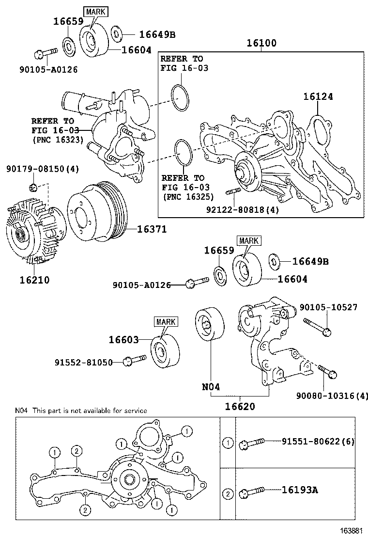  TUNDRA |  WATER PUMP