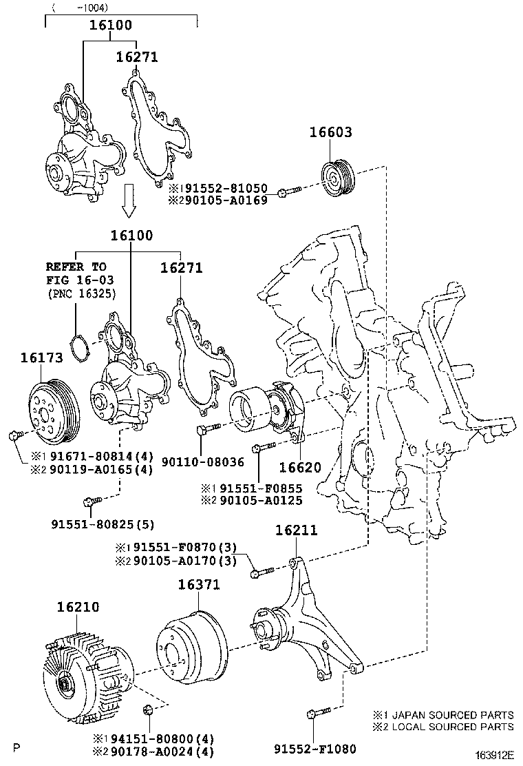  SEQUOIA |  WATER PUMP