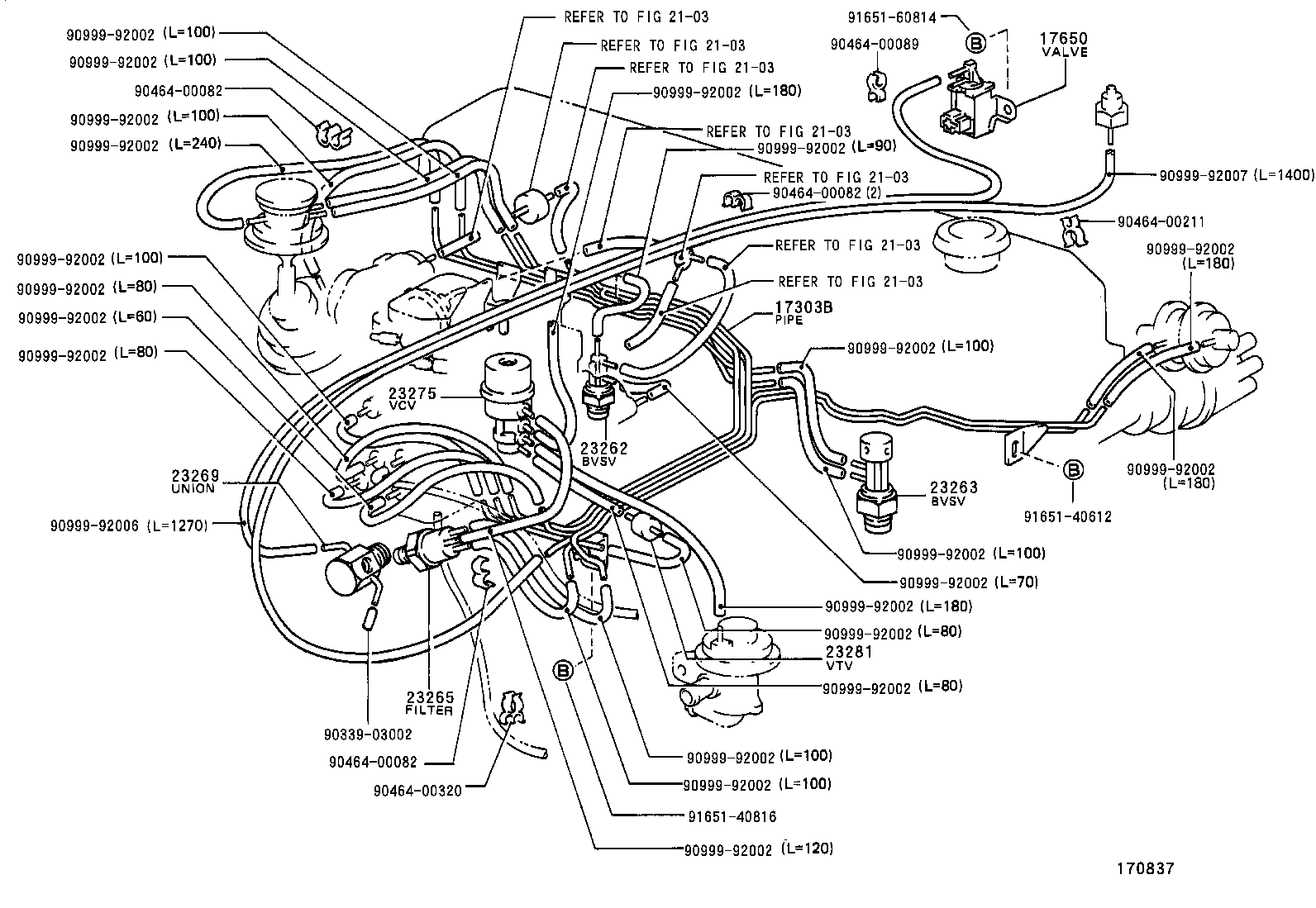  LAND CRUISER 70 |  VACUUM PIPING