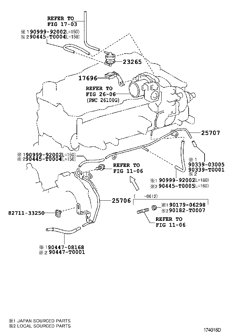  HILUX |  VACUUM PIPING