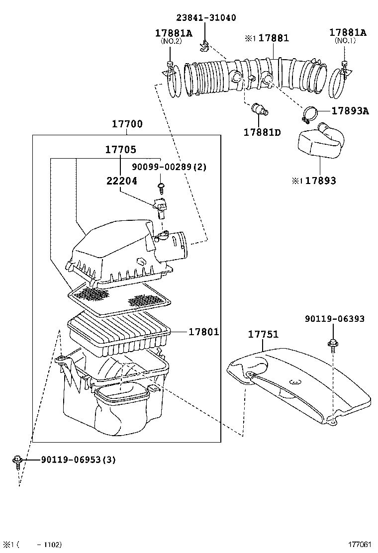  GS30 35 43 460 |  AIR CLEANER