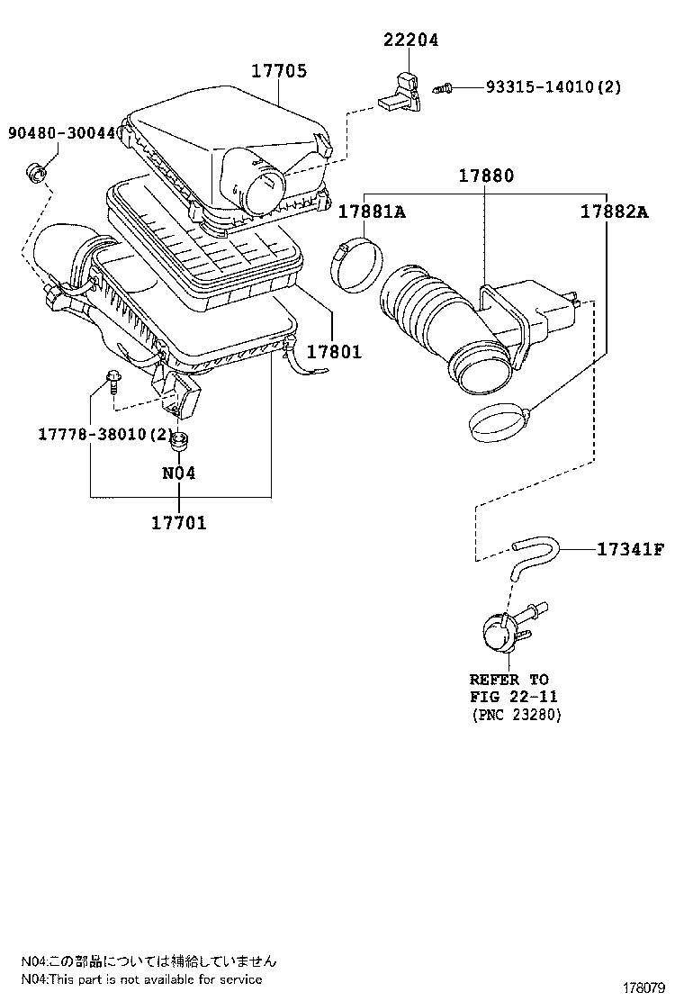  TUNDRA |  AIR CLEANER