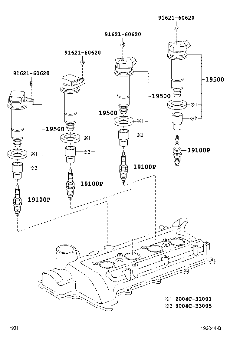 2007 Toyota Sienna Ignition Coil Diagram - Wiring Diagram Database
