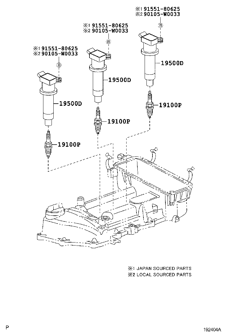  YARIS FRP |  IGNITION COIL SPARK PLUG