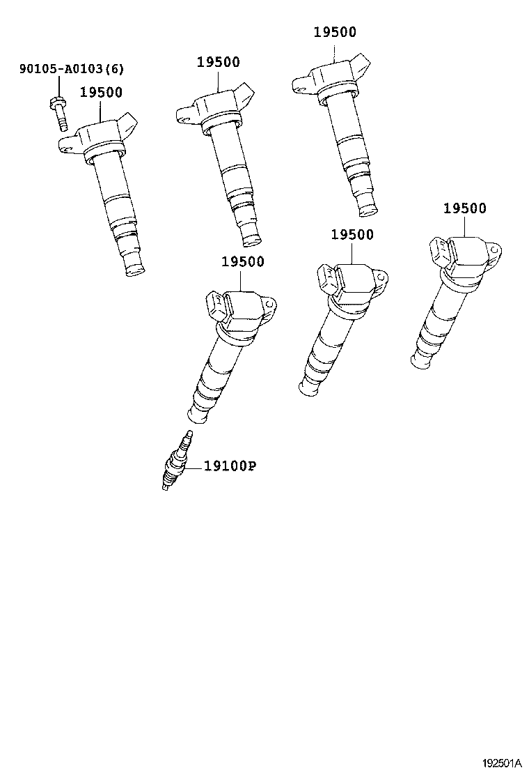  CAMRY NAP |  IGNITION COIL SPARK PLUG