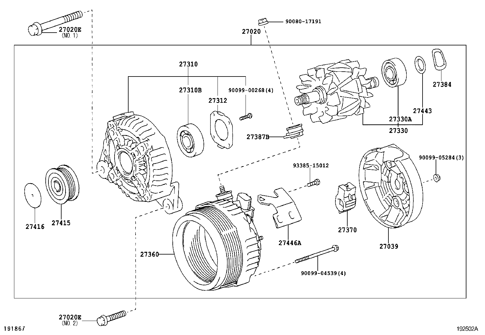  CAMRY NAP |  ALTERNATOR