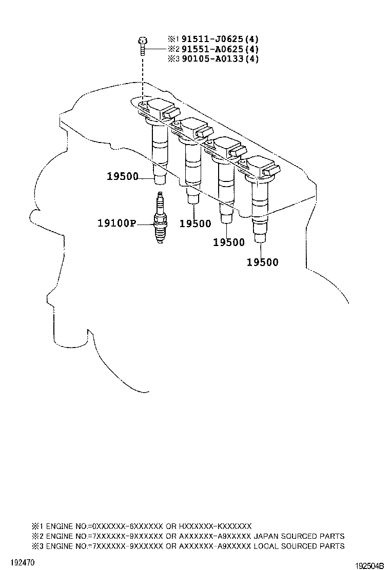  CAMRY NAP |  IGNITION COIL SPARK PLUG