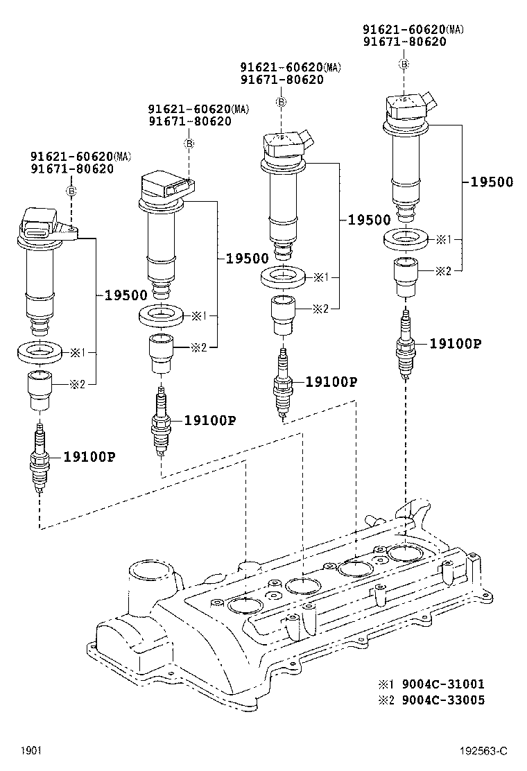 2009 Toyota Corolla Ignition Coil Diagram - Wiring Diagram