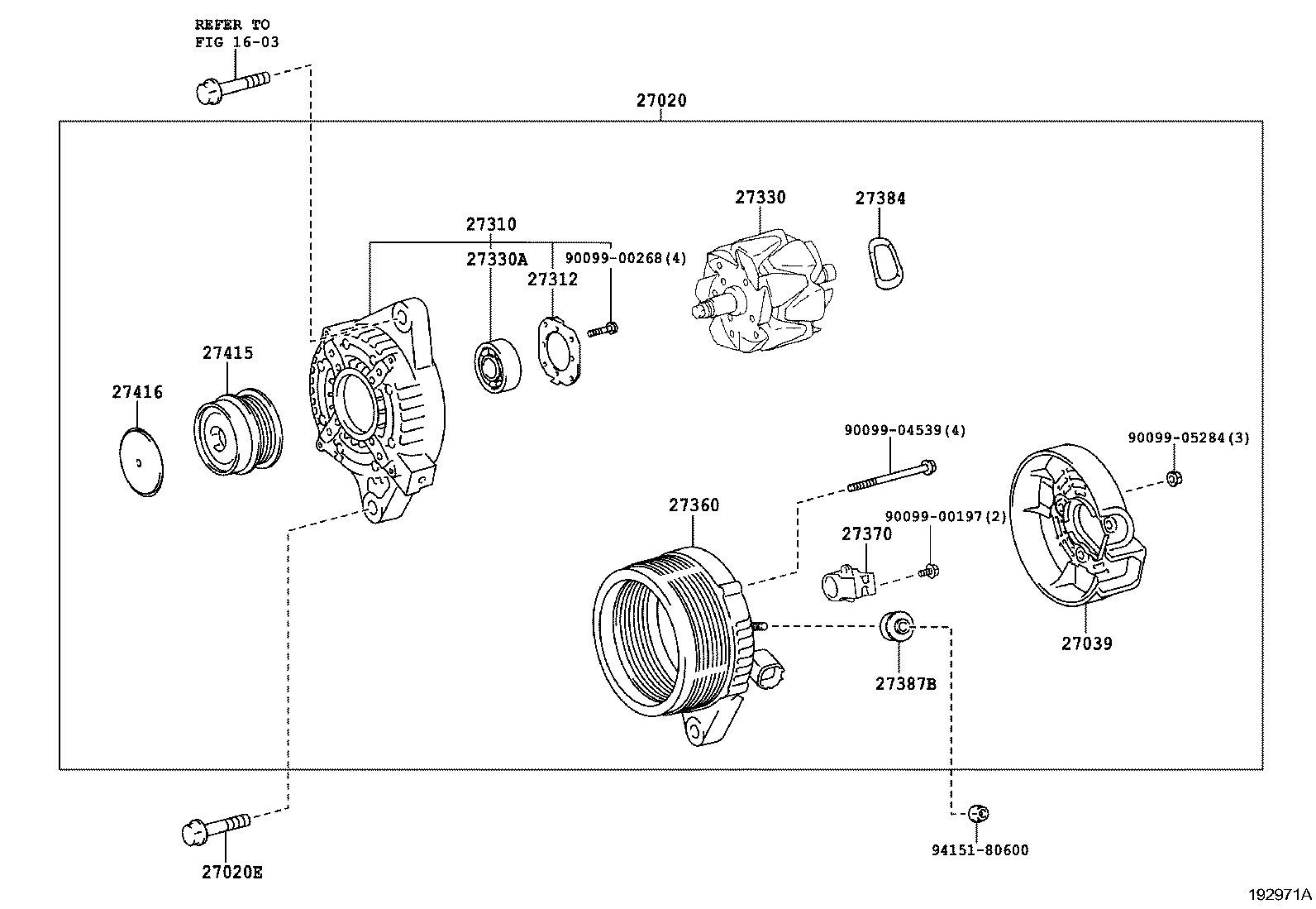  COROLLA JPP |  ALTERNATOR