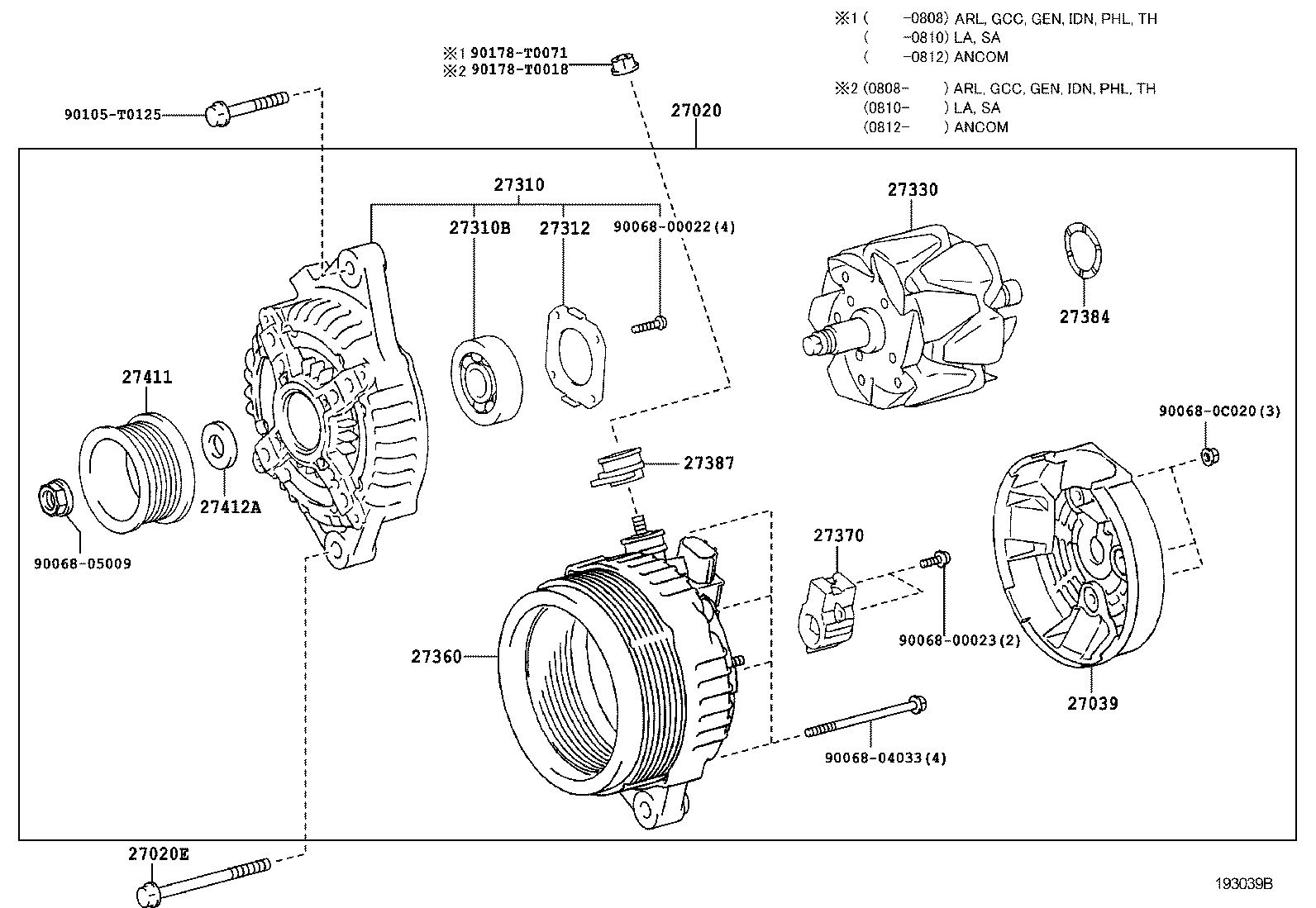  HILUX |  ALTERNATOR