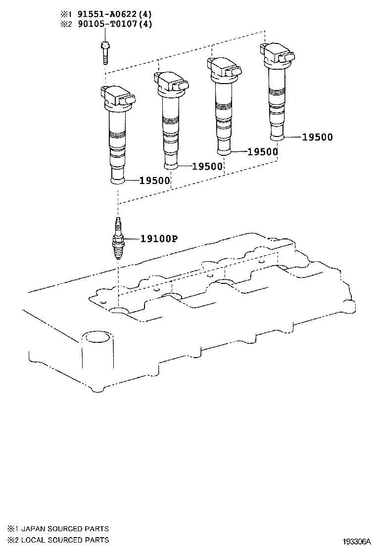  HILUX |  IGNITION COIL SPARK PLUG