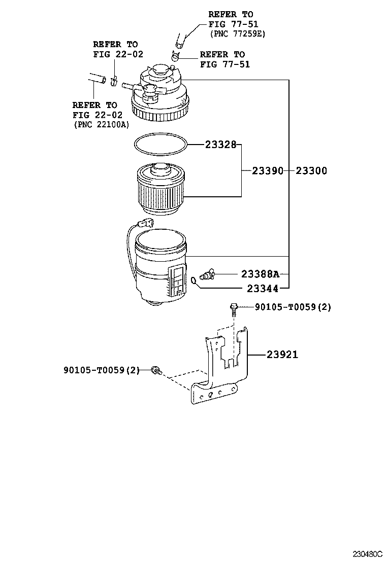  HILUX |  FUEL FILTER