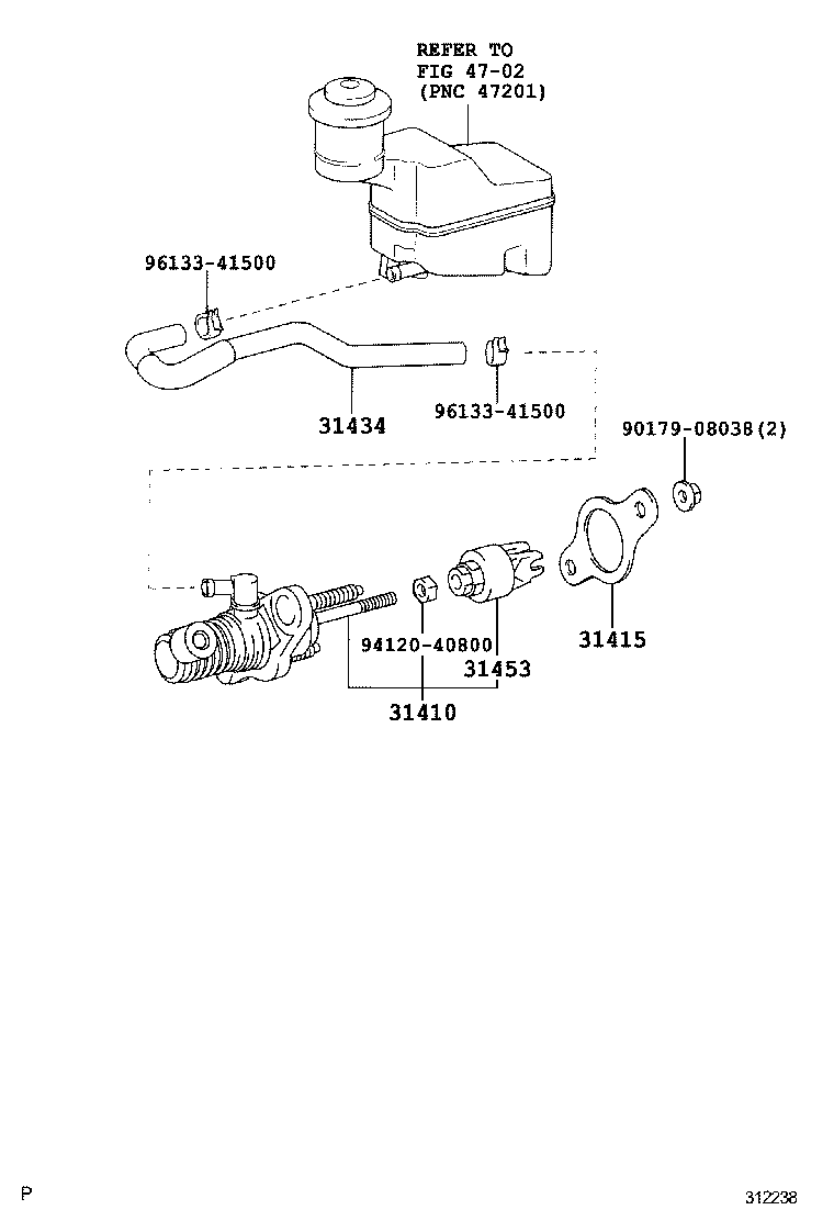  CAMRY JPP |  CLUTCH MASTER CYLINDER