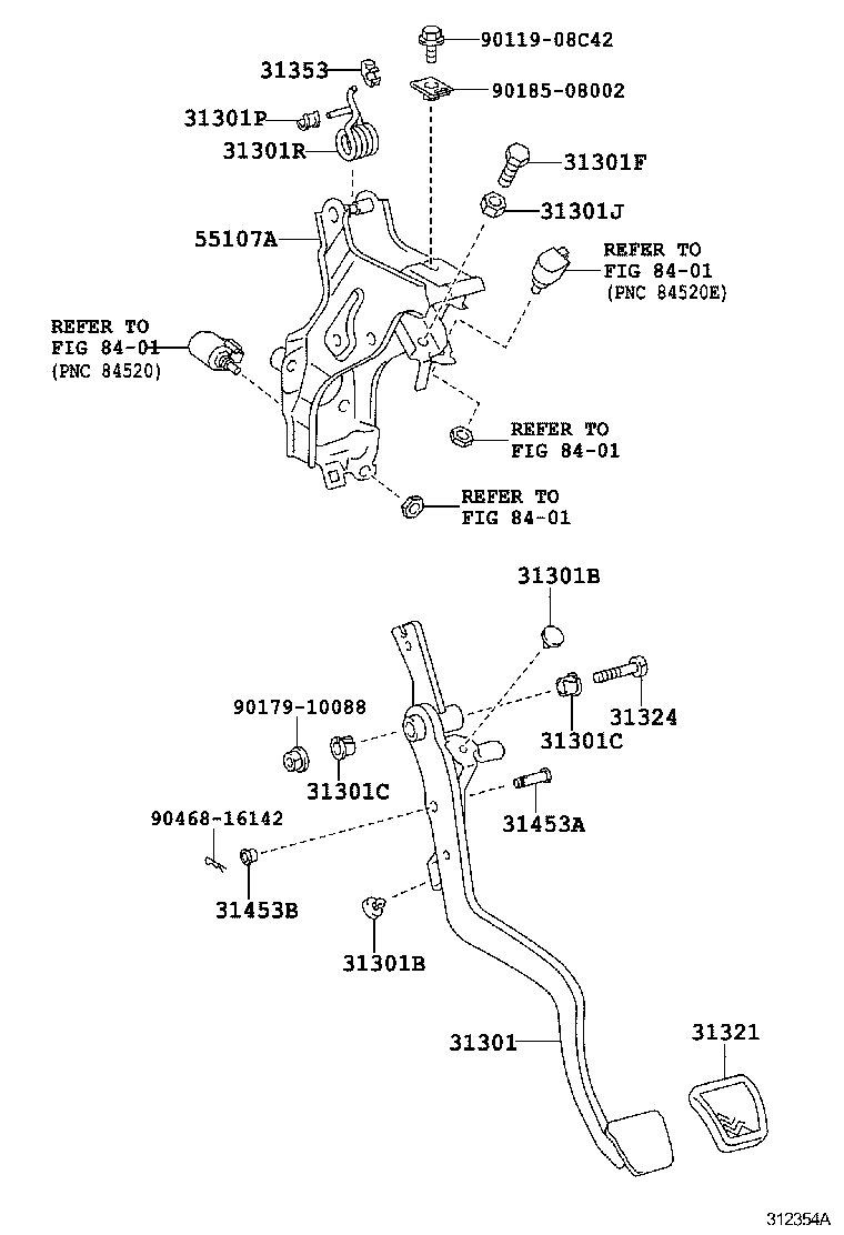  SCION TC |  CLUTCH PEDAL FLEXIBLE HOSE